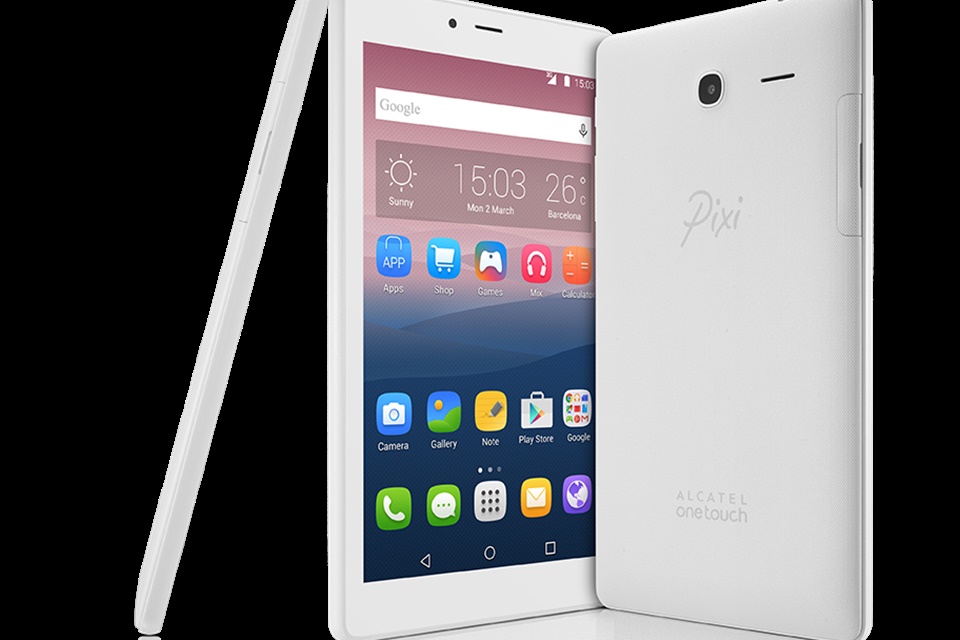 Imagem de: A Alcatel Onetouch revela a linha Pixi 4 de smartphones e tablets