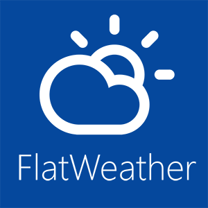 Logo FlatWeather Ícone Logo FlatWeather Ícone