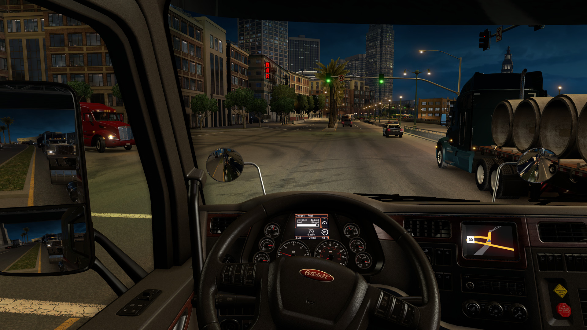 how big is the american truck simulator download
