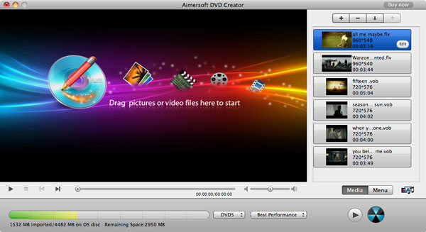 Aimersoft DVD Creator for Mac Download para Mac Grátis