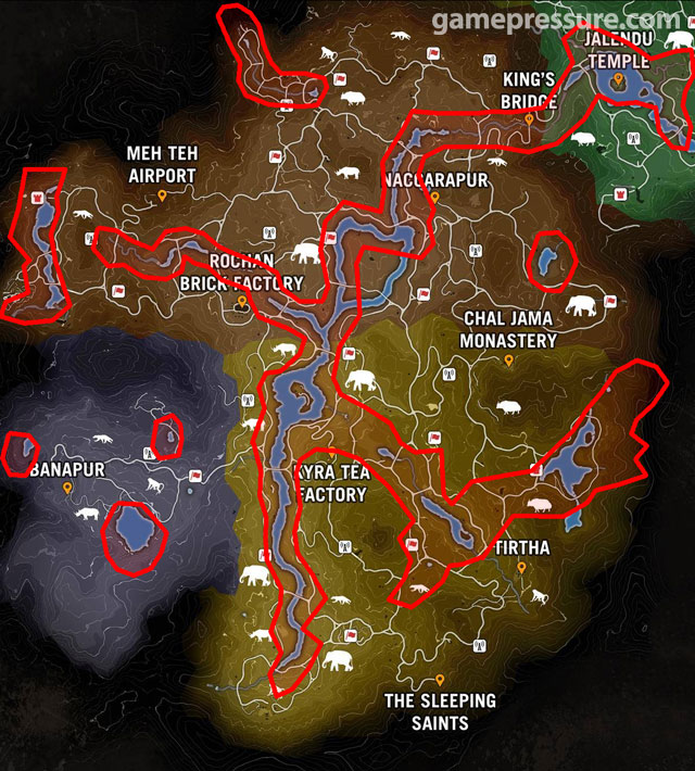 Mapa de Far Cry Primal foi construído com base nos cenários de Far Cry