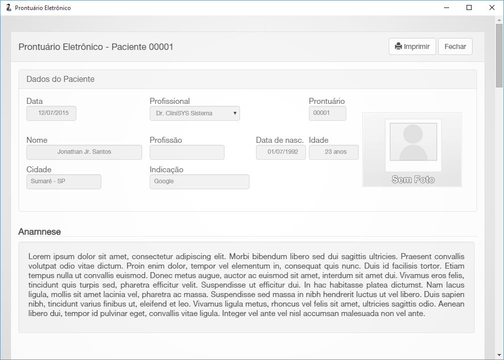 Imagem 4 do CliniSYS