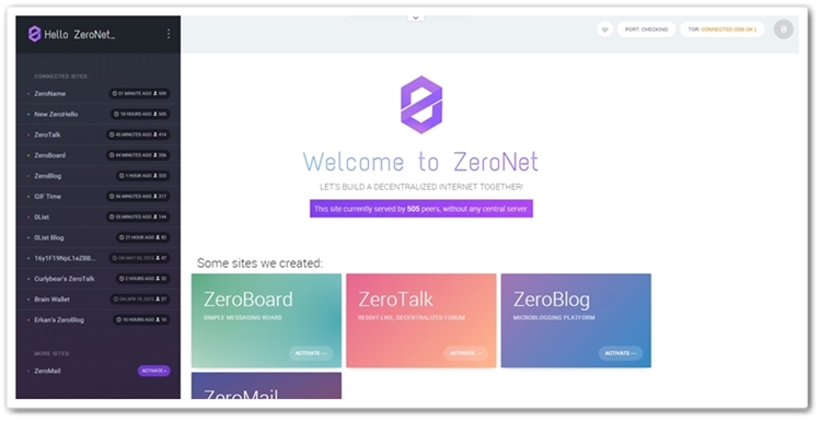 ZeroNet - Imagem 1 do software