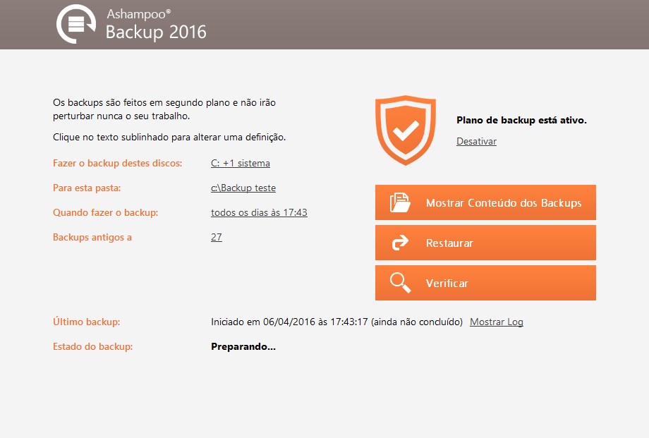 Faça backups do seu HD e os mantenha sempre atualizados automaticamente