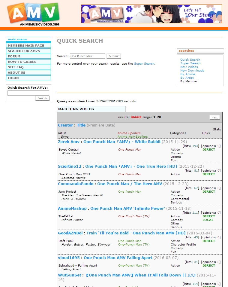 AMV Search Download para Web Grátis