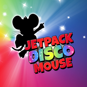 Logo Jetpack Disco Mouse Ícone Logo Jetpack Disco Mouse Ícone