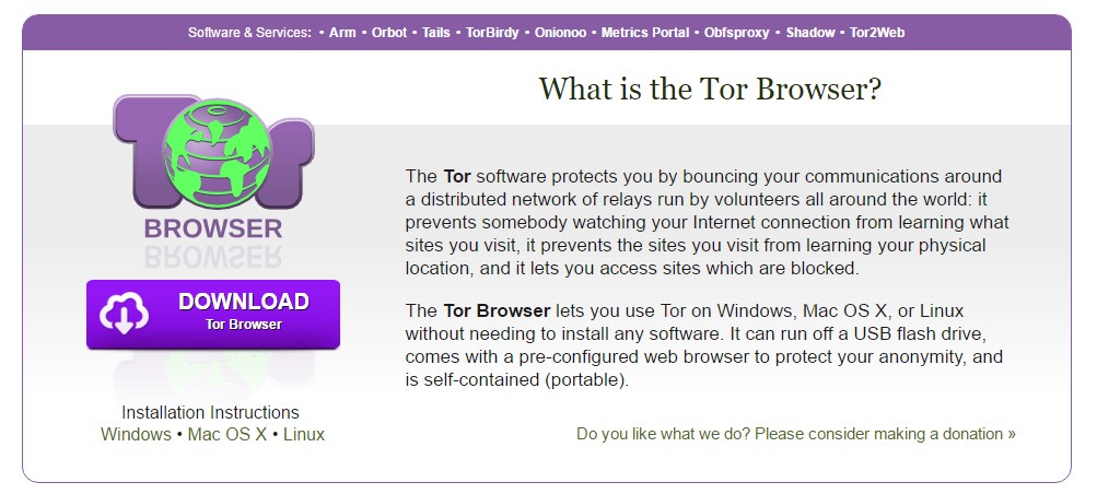 using tor without browser mega