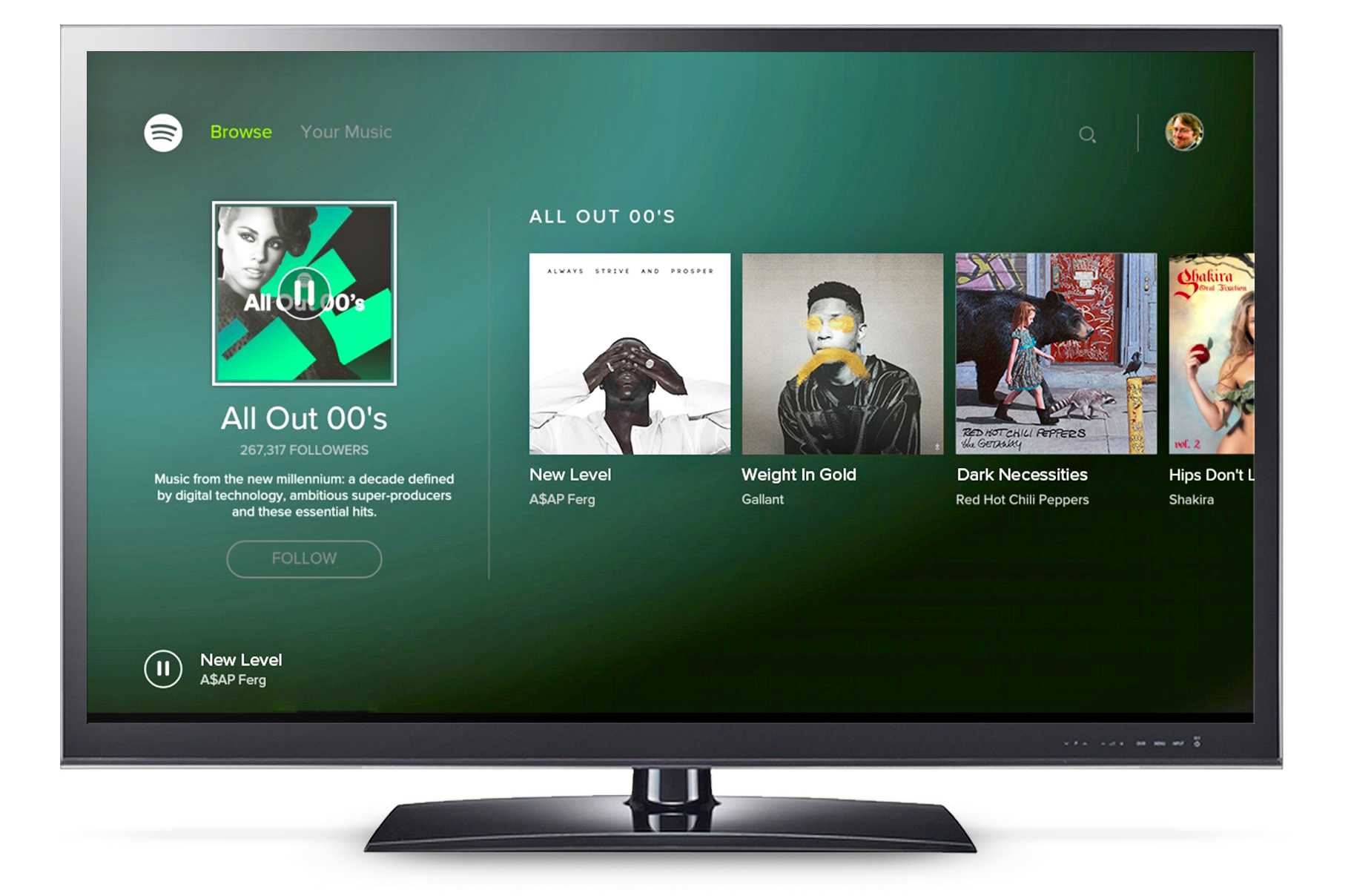 Imagem de: Spotify finalmente chega aos televisores com Android TV