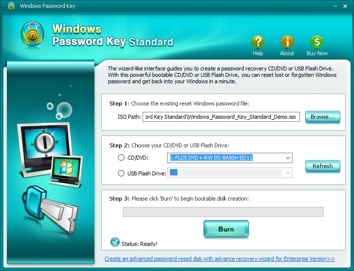 Windows password key как пользоваться