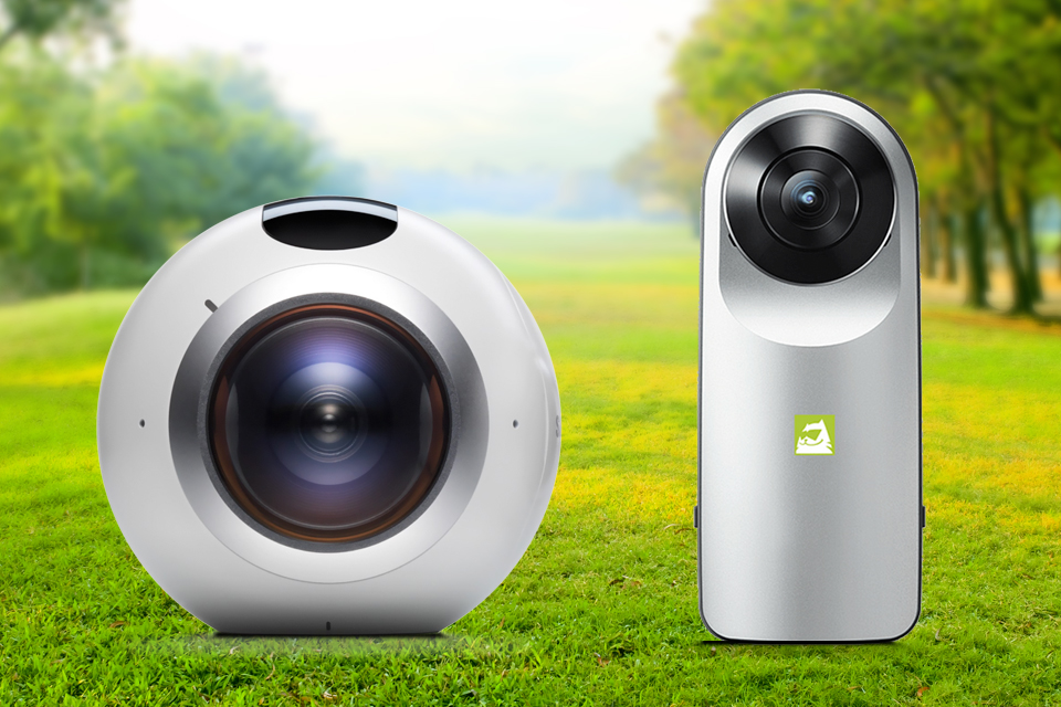Imagem de: Qual é a melhor câmera: Gear 360 da Samsung ou a LG 360?