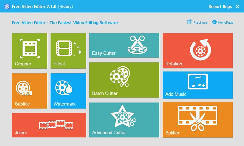 Imagem 1 do ThunderShare Free Video Editor
