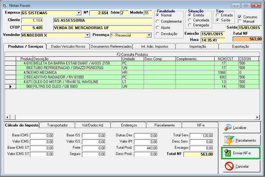 Imagem 8 do Gestão Comercial Mecânicas