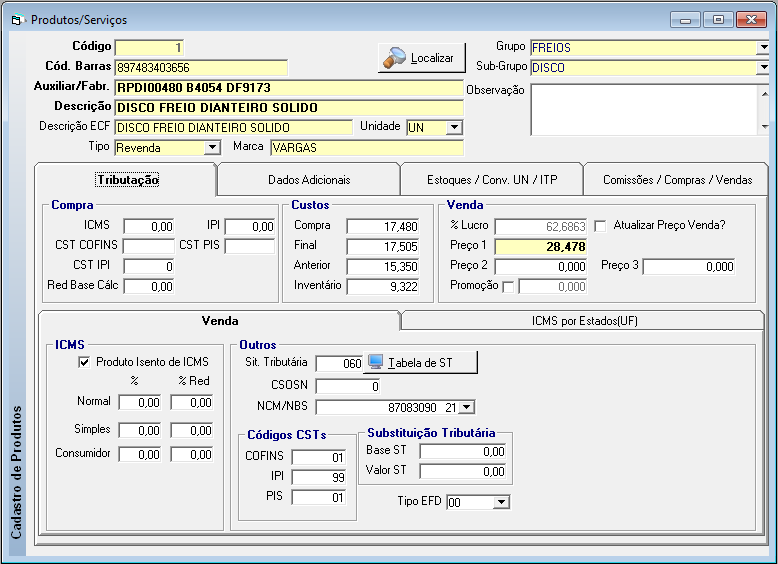 Imagem 9 do Gestão Comercial Mecânicas