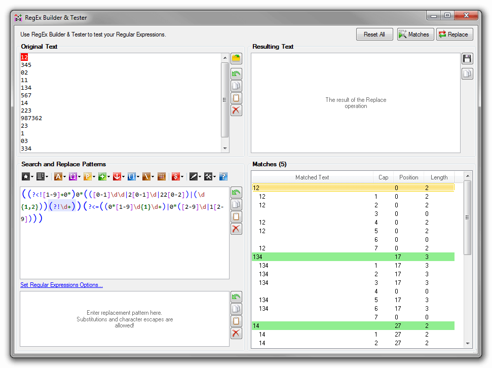 windows regex editor windows regex editor