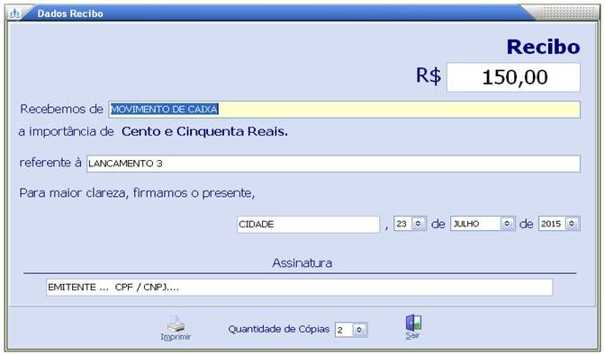 Imagem 4 do Mais Controle Software - Controle Financeiro / Fluxo de Caixa