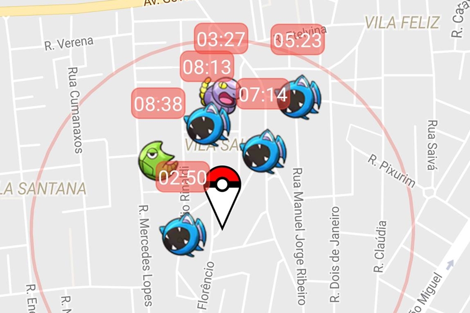 Facturable Víctor capacidad Pokémon GO: brasileiros usam app de radar pokémon para facilitar a jogatina  - TecMundo