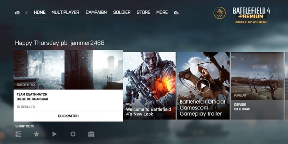 Tapa no visual: Battlefield 4 ganha nova interface de usuário no PS4 e XOne