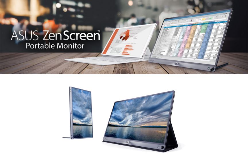 ASUS anuncia o ZenScreen, um monitor portátil USB de 15,6 polegadas ...
