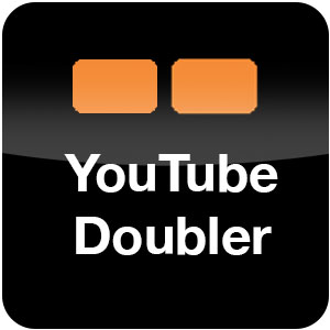Logo YouTube Doubler Ícone Logo YouTube Doubler Ícone