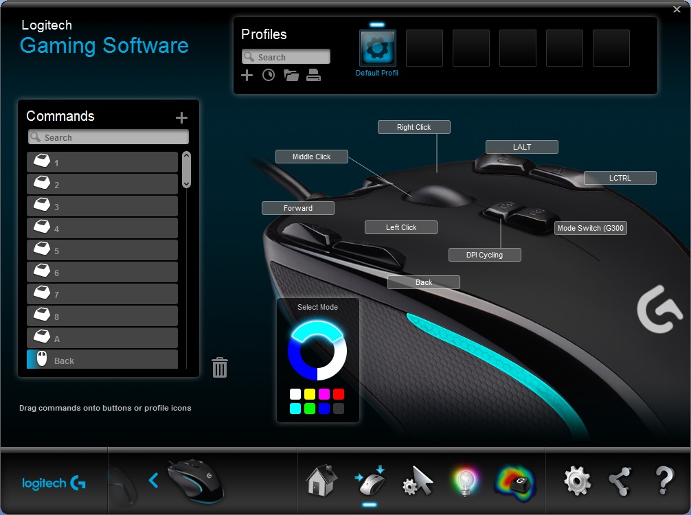 logitech g300s software