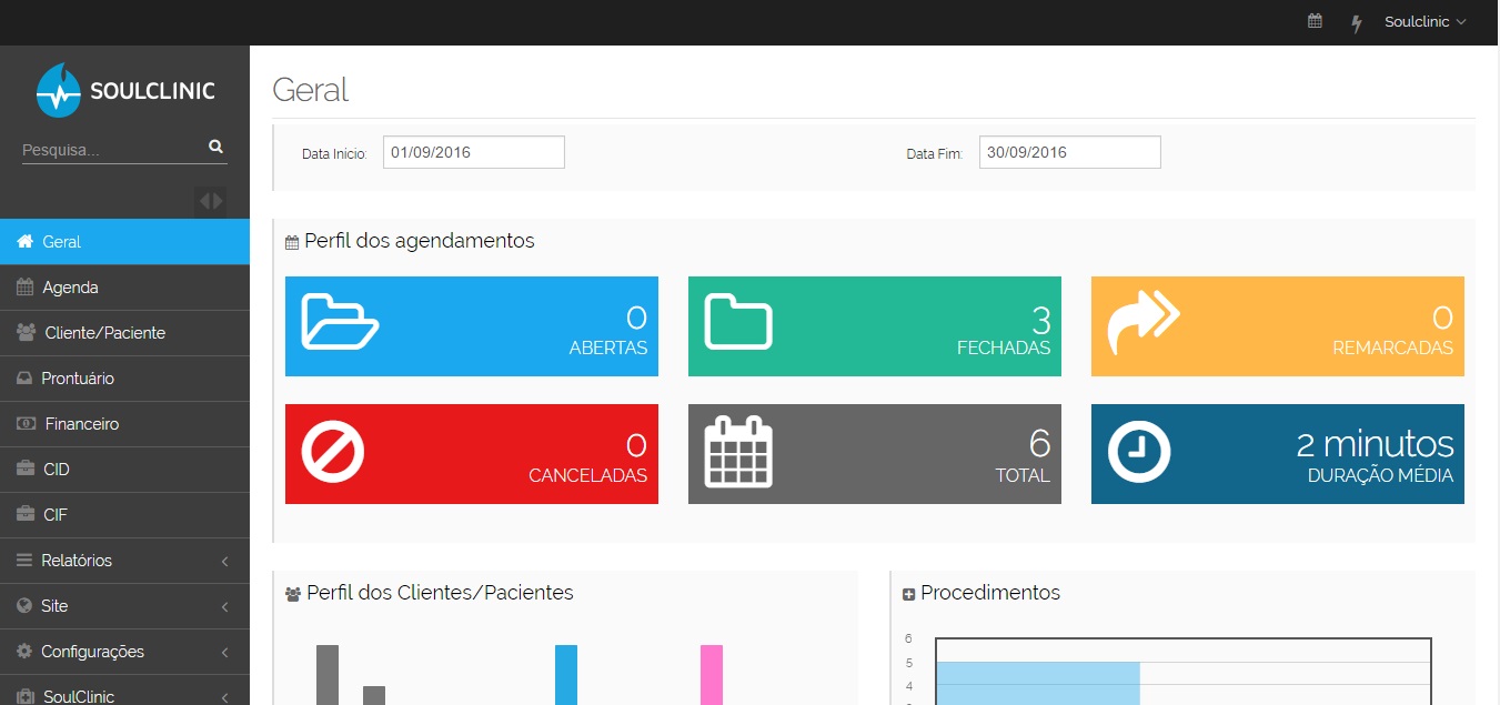 SoulClinic - Software de Gerenciamento de Clínicas e Consultórios - Imagem 1 do software