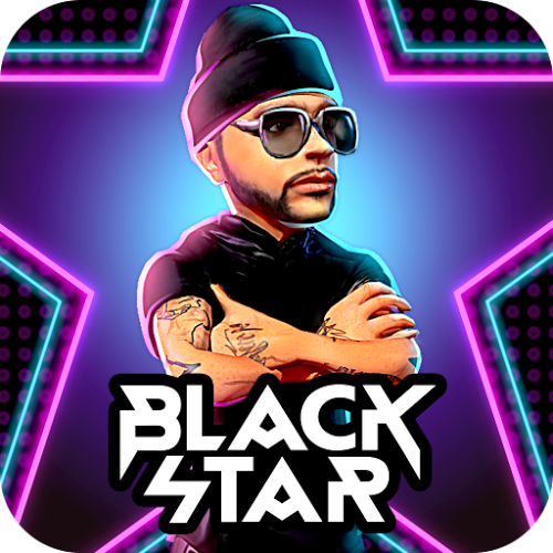 Logo Black Star Runner Ícone Logo Black Star Runner Ícone