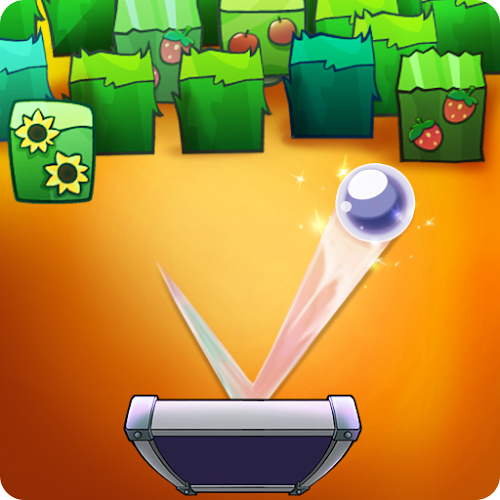 Logo Brick Breaker Hero Ícone Logo Brick Breaker Hero Ícone