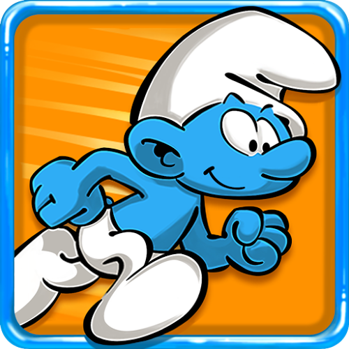 Logo Os Smurfs Epic Run Ícone Logo Os Smurfs Epic Run Ícone