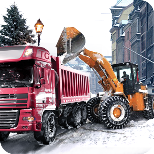Logo Loader & Dump Truck Winter SIM Ícone Logo Loader & Dump Truck Winter SIM Ícone