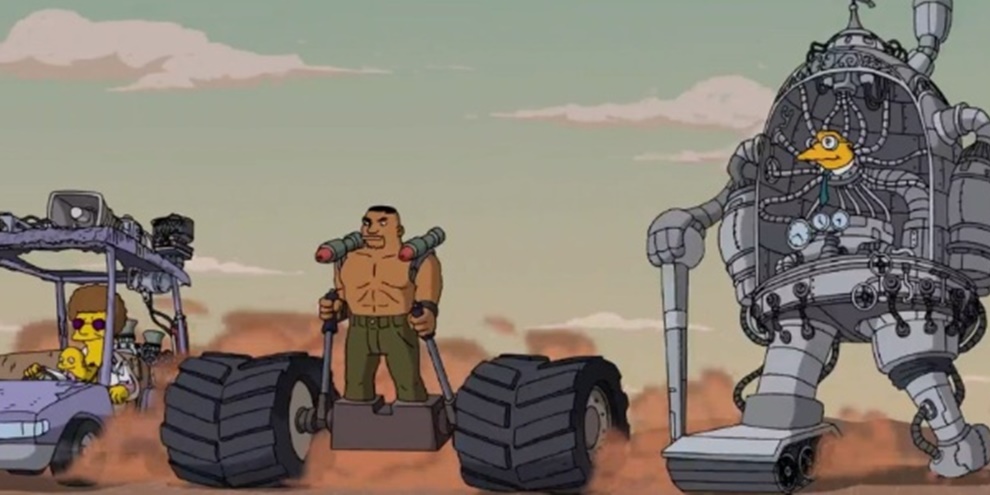O que dá a junção de carros e Simpsons? Uma homenagem a Twisted Metal