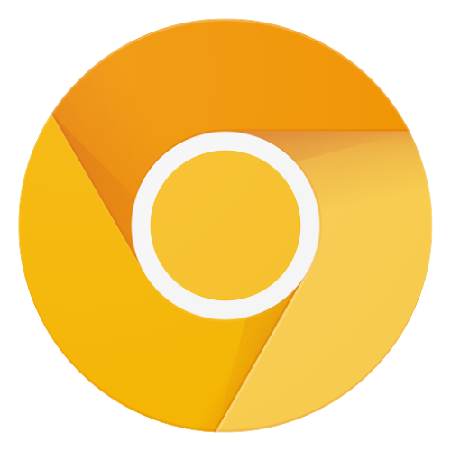 Logo Chrome Canary Ícone Logo Chrome Canary Ícone