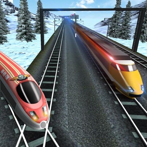 Logo Euro Train Driving Games Ícone Logo Euro Train Driving Games Ícone