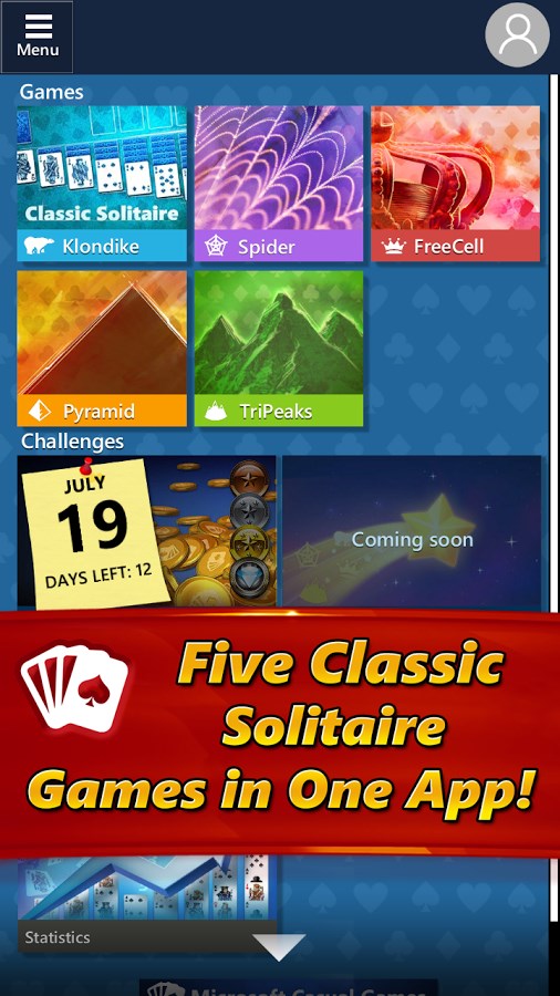 i try to download microsoft solitaire collection, it says it already installed but i can