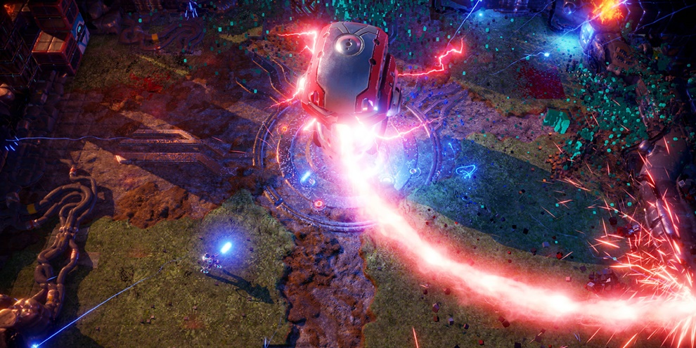 Dos criadores de Resogun, Nex Machina aposta em ação estilo arcade
