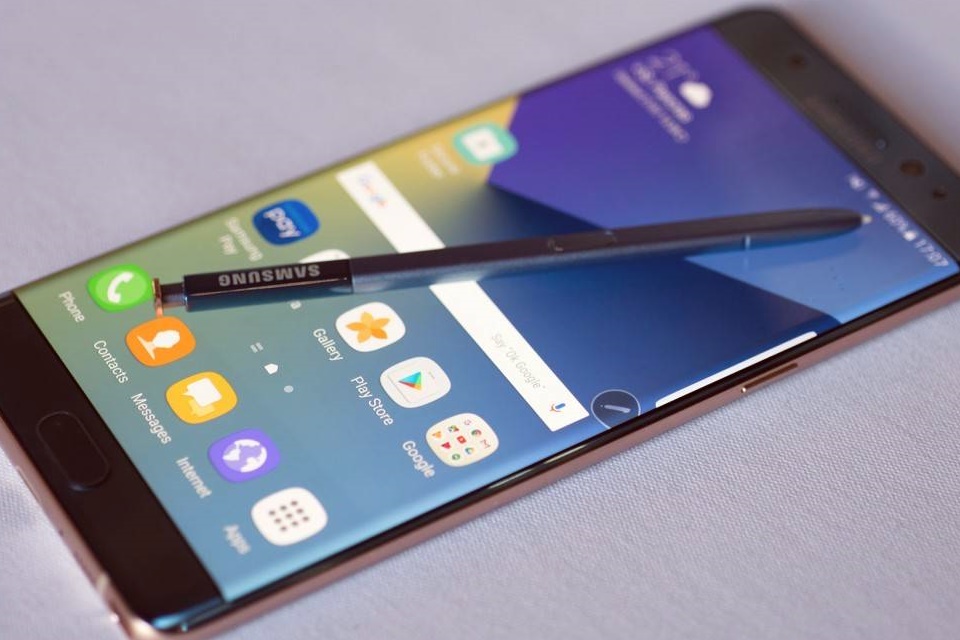 Samsung corta serviços do Galaxy Note 7 no Canadá