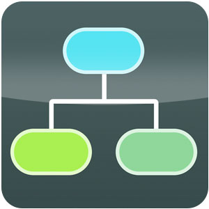 Logo Org Chart Creator Ícone Logo Org Chart Creator Ícone