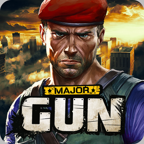 Logo Major GUN FPS endless shooter Ícone Logo Major GUN FPS endless shooter Ícone