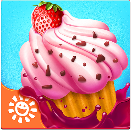 Logo Sweet Treats Maker Ícone Logo Sweet Treats Maker Ícone