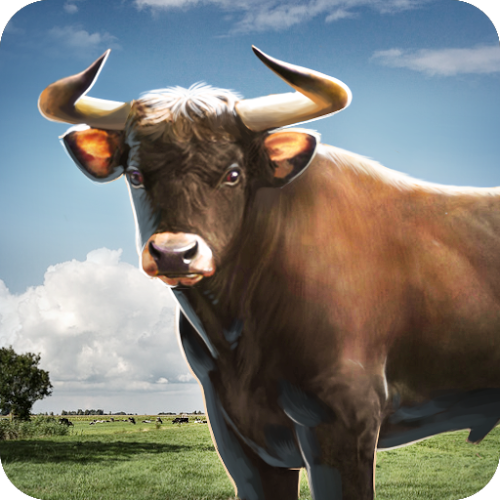 Logo Bull Simulator 3D Ícone Logo Bull Simulator 3D Ícone