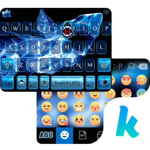 Logo CrazyShark Emoji KikaKeyboard Ícone Logo CrazyShark Emoji KikaKeyboard Ícone