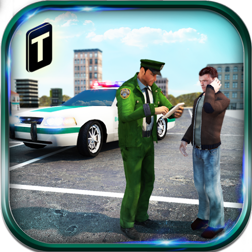 Logo Border Police Adventure Sim 3D Ícone Logo Border Police Adventure Sim 3D Ícone