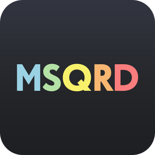 Logo MSQRD Ícone Logo MSQRD Ícone