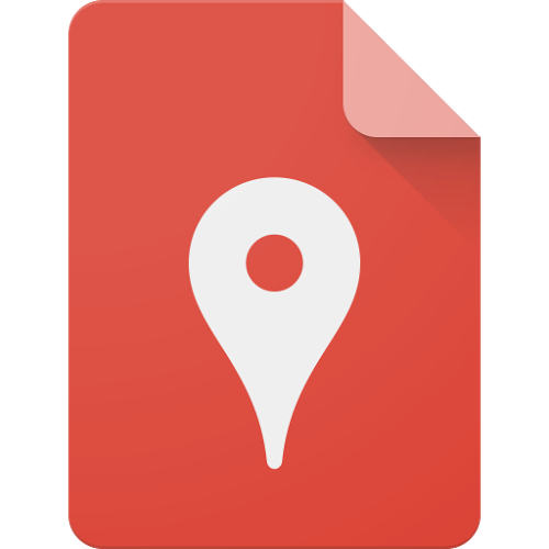 Logo Google My Maps Ícone Logo Google My Maps Ícone