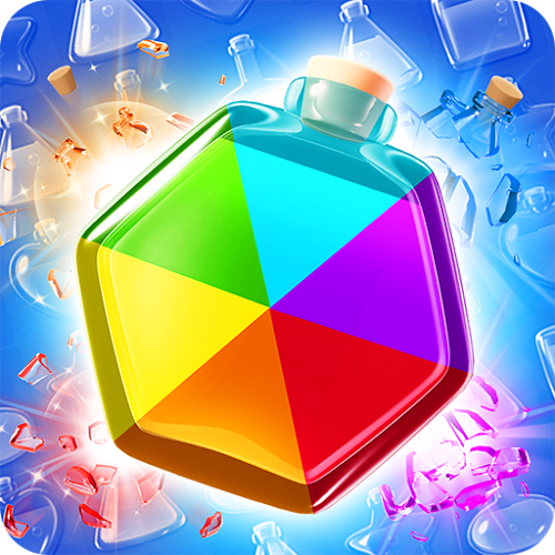 Logo Potion Pop - Puzzle Match Ícone Logo Potion Pop - Puzzle Match Ícone