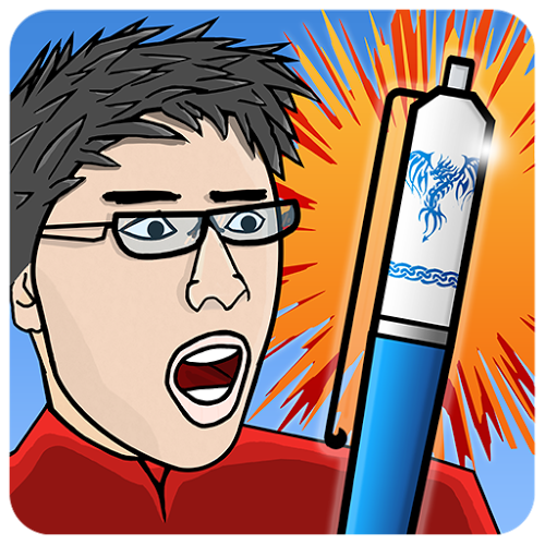 Logo Pen Clicker Fury Ícone Logo Pen Clicker Fury Ícone