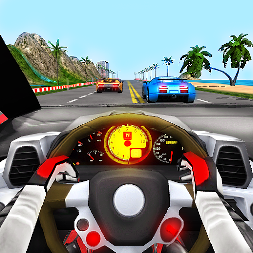 Logo Racing In Car Turbo Ícone Logo Racing In Car Turbo Ícone
