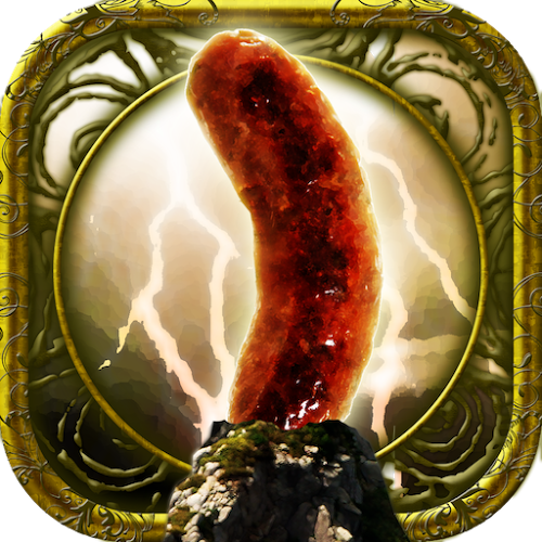 Logo Sausage Legend Ícone Logo Sausage Legend Ícone