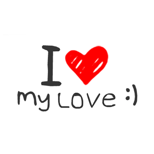 Logo Eu Amo Meu Amor Ícone Logo Eu Amo Meu Amor Ícone