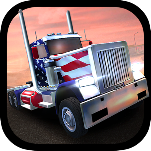 Logo Truck 3D EUA Simulator 2016 Ícone Logo Truck 3D EUA Simulator 2016 Ícone