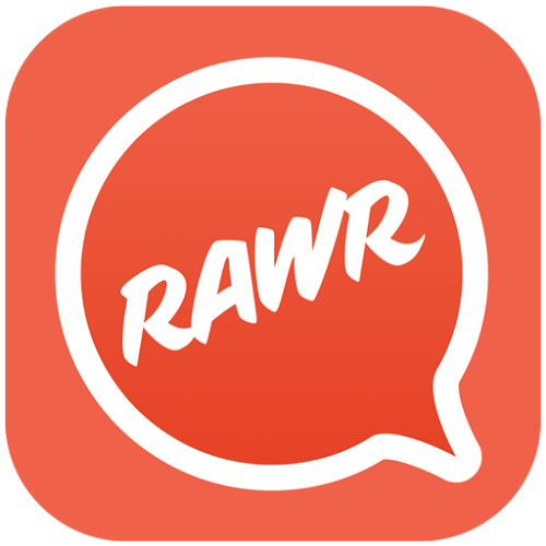 Logo Rawr Messenger: 3D Avatar Chat Ícone Logo Rawr Messenger: 3D Avatar Chat Ícone
